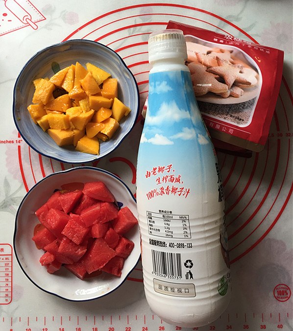 Mango Watermelon Sago recipe