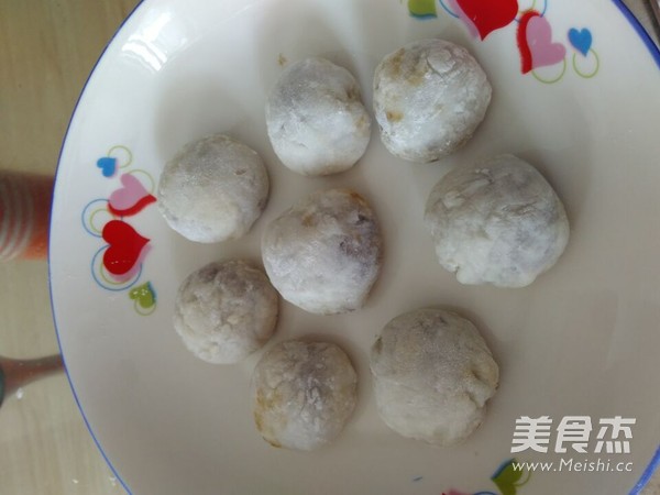 Red Bean Glutinous Rice Balls recipe