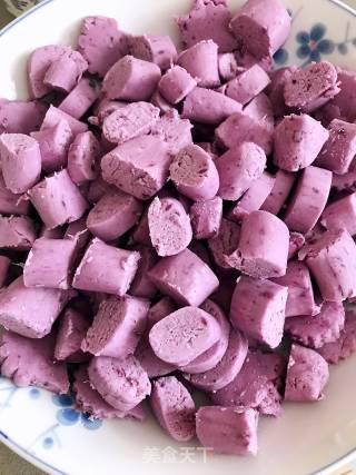 Purple Potato Taro Balls recipe