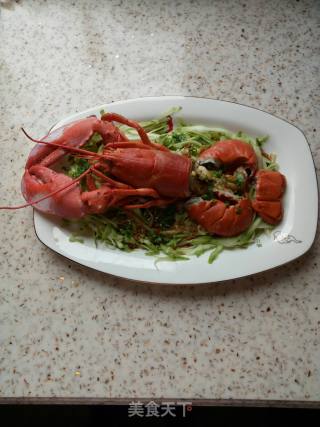 Lobster with Oyster Sauce recipe