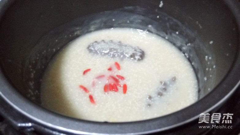 Black Millet Sea Cucumber Porridge recipe