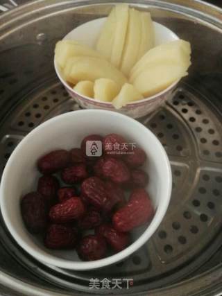Apple Steamed Candied Dates recipe