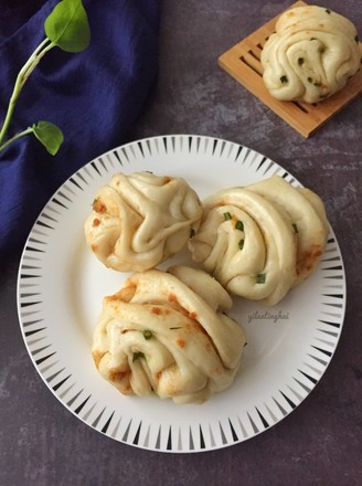 Pork Floss Scallion Roll recipe