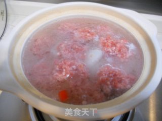 Radish Beef Meatball Soup recipe