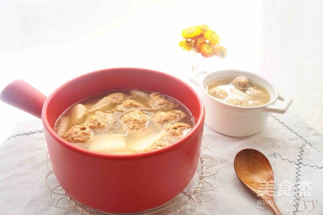 Casserole Winter Melon Meatball Soup recipe