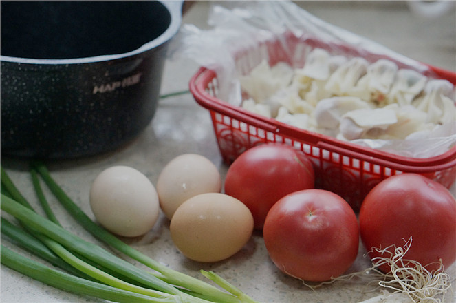 Egg Tomato Soup Wonton recipe