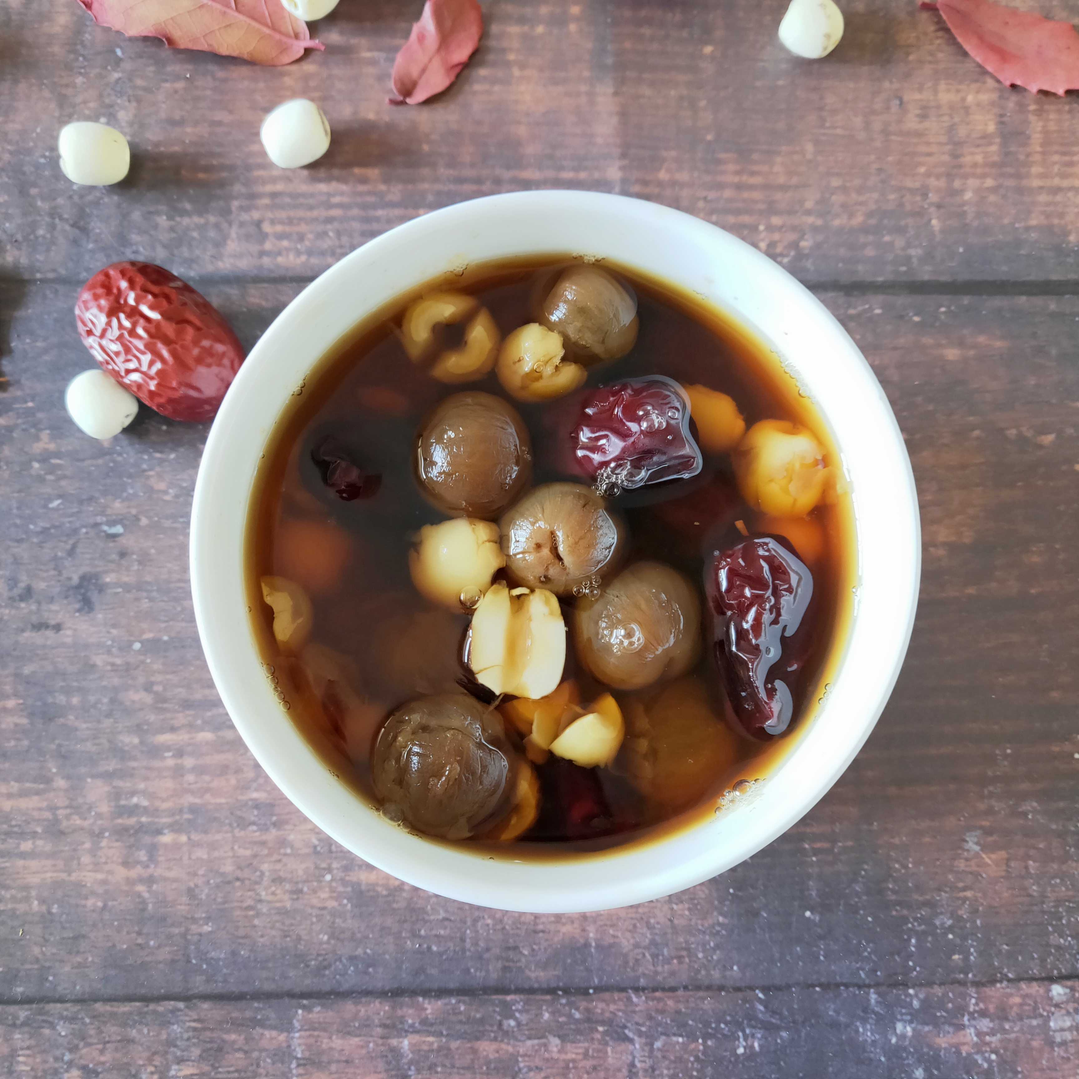 Dumplings, Red Dates and Longan Soup recipe