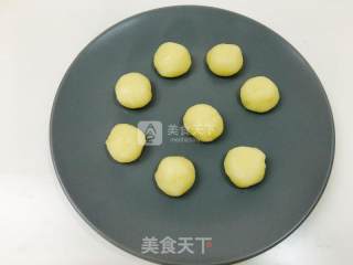 Mochi Bean Paste Egg Yolk Crisp recipe